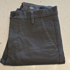 Dockers Mens Ultimate Chino Smart Flex Slim Fit Charcoal